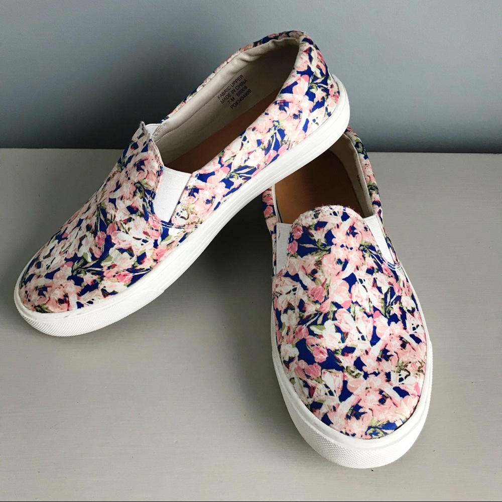 J. Crew Floral Slip On Sneakers (7)